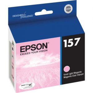Epson T157620 Original Vivid Light Magenta Ink Cartridge for Epson Stylus Photo R3000 printer