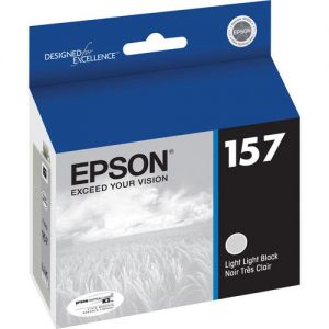 Epson T157920 Original Light Light Black Ink Cartridge for Epson Stylus Photo R3000 Printer