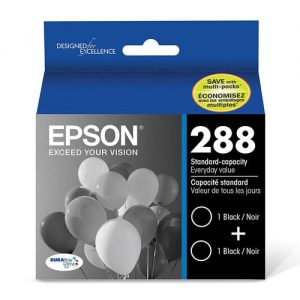 Epson T288120-D2 Original Black Ink Cartridge Twin Pack