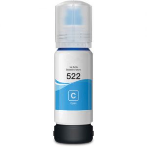 Epson T522 T522220-S Compatible Cyan Ink Bottle