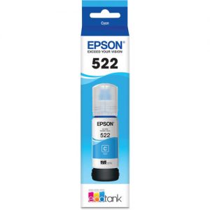 Epson T522 T522220-S Original EcoTank Cyan Ink Bottle