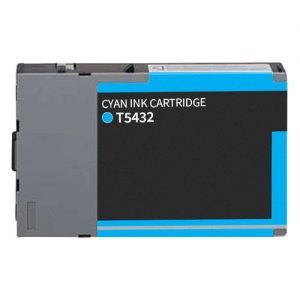 Epson T543200 Compatible Cyan Ink Cartridge Pigment