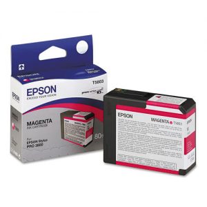 Epson T580300 Original UltraChrome Magenta Ink Cartridge for Stylus Pro 3800 Printer