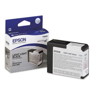 Epson T580900 Original Light Light Black UltraChrome Ink Cartridge for Stylus Pro 3800 Printer