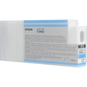 Epson T596500 350ml Original Light Cyan Ink Cartridge