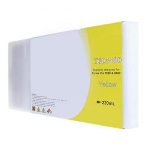 Epson T603400 Compatible Yellow Ink Cartridge Pigment