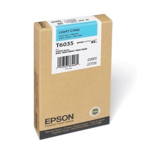 Epson T603500 Original Light Cyan Ink Cartridge