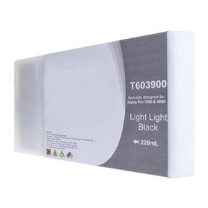 Epson T603900 Compatible Light Light Black Ink Cartridge Pigment