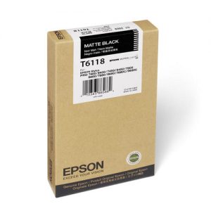 Epson T611800 Original Matte Black Ink Cartridge