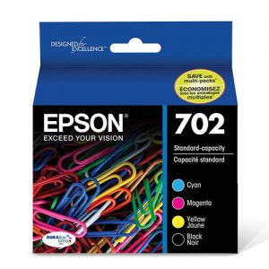 Epson T702 T702120-BCS Original Ink Cartridge Combo BK/C/M/Y