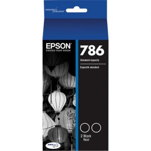 Epson T786120-D2 Original Black Ink Cartridges – Twin Pack