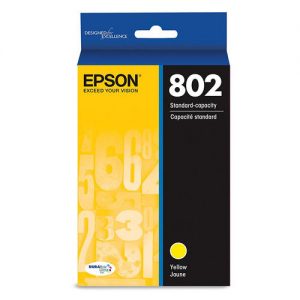 Epson T802 T802420-S Original DURABrite Ultra Yellow Ink Cartridge