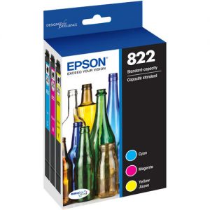 Epson T822 T822520-S Original Ink Cartridge Combo C/M/Y