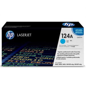 HP 124A Q6001A Original Cyan Toner Cartridge