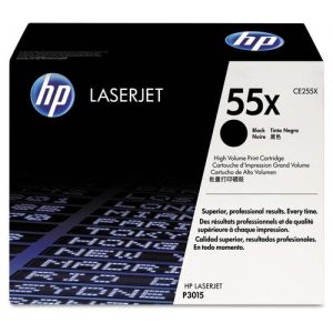 HP 55X CE255X Original Black Toner Cartridge High Yield