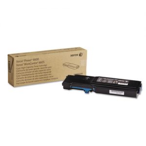 Xerox 106R02225 Original Cyan Toner Cartridge High Yield For Phaser 6600 WorkCentre 6605 Printer