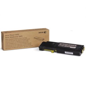 Xerox 106R02243 Original Yellow Toner Cartridge For Phaser 6600 WorkCentre 6605 Printer