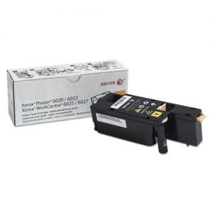 Xerox 106R02758 Original Yellow Toner Cartridge For Phaser 6022 WorkCentre 6027 Printer