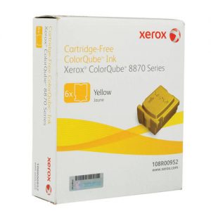 Xerox 108R00952 Original Yellow Solid Ink Sticks for ColorQube 8870/8880 – 6 Sticks/Pack