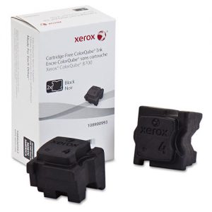 Xerox 108R00993 Original Black Solid Ink For ColorQube 8700 Printer – 2 Sticks/Pack