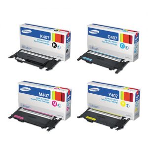 Samsung CLT-407S Original Toner Cartridge Combo BK/C/M/Y