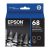 Epson T068120-D2 Original Black Ink Cartridge Twin Pack