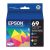 Epson T069120-BCS Original Black and Color Ink Cartridge Combo BK/C/M/Y